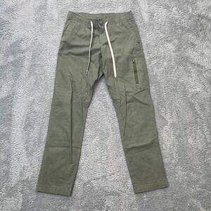 Vuori Pants Womens Extra Small Green Climber Ripstop Straight Leg Drawstring